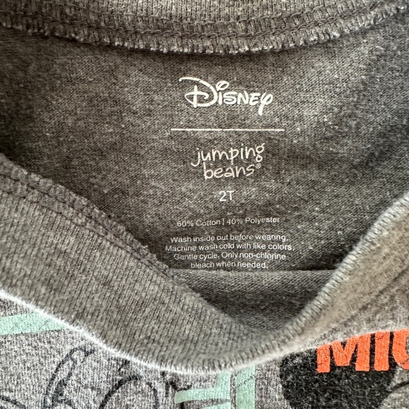 Disney Mickey Mouse Tee Shirt 2T Pluto Goofy Donald - Picture 4 of 4